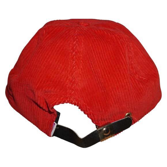 Vintage Evergreen Golf Club Corduroy Hat Red Rope Trucker Cap Made in USA - Picture 4 of 6